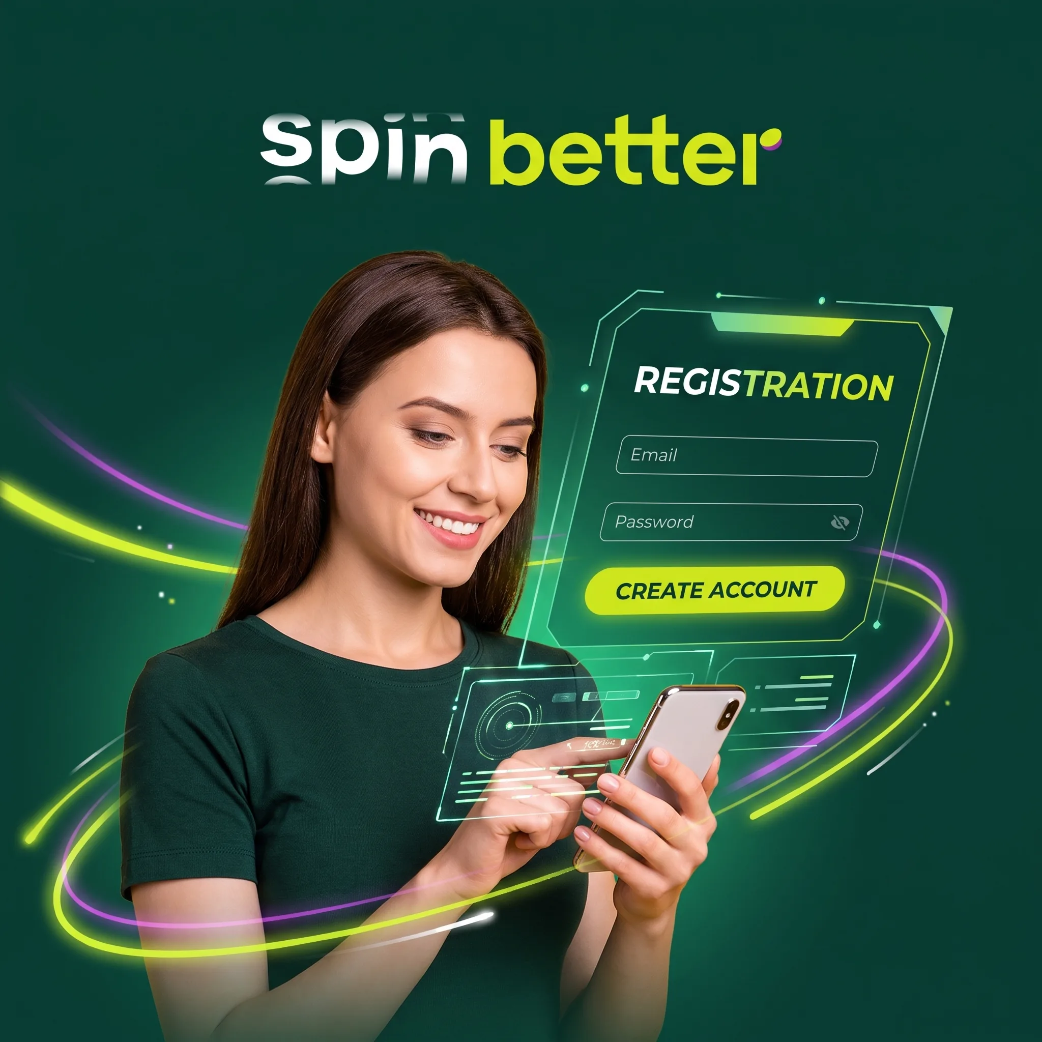 Spinbetter registration illustration
